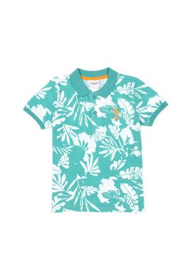 Erkek Çocuk Mint Polo Yaka Tişört - 50263538024