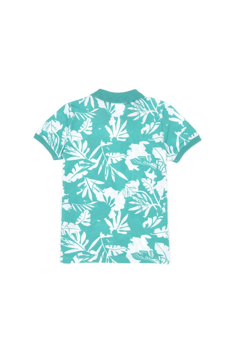 Erkek Çocuk Mint Polo Yaka Tişört - 50263538024
