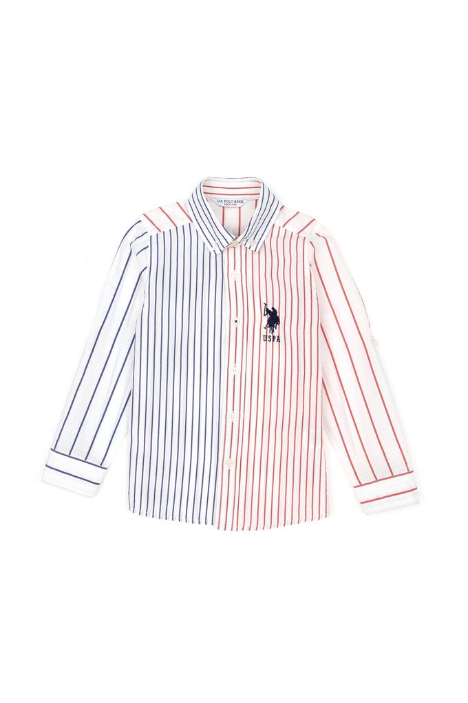 Erkek Çocuk Lacivert Uzun Kollu Gömlek