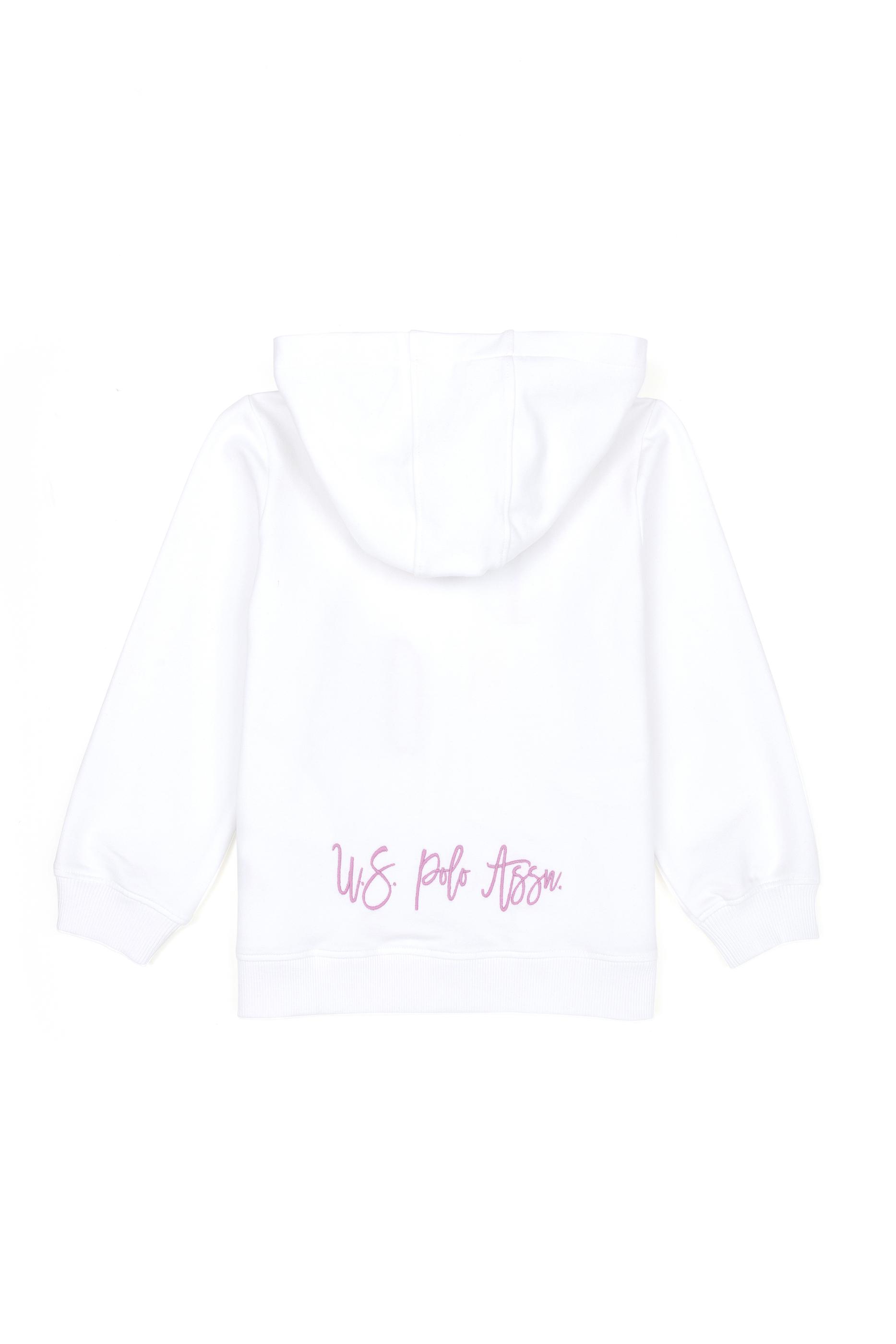 Kız Çocuk Beyaz Sweatshirt