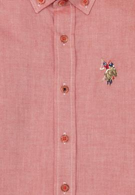 Erkek Çocuk Kırmızı Uzun Kollu Basic Gömlek - 50263107231