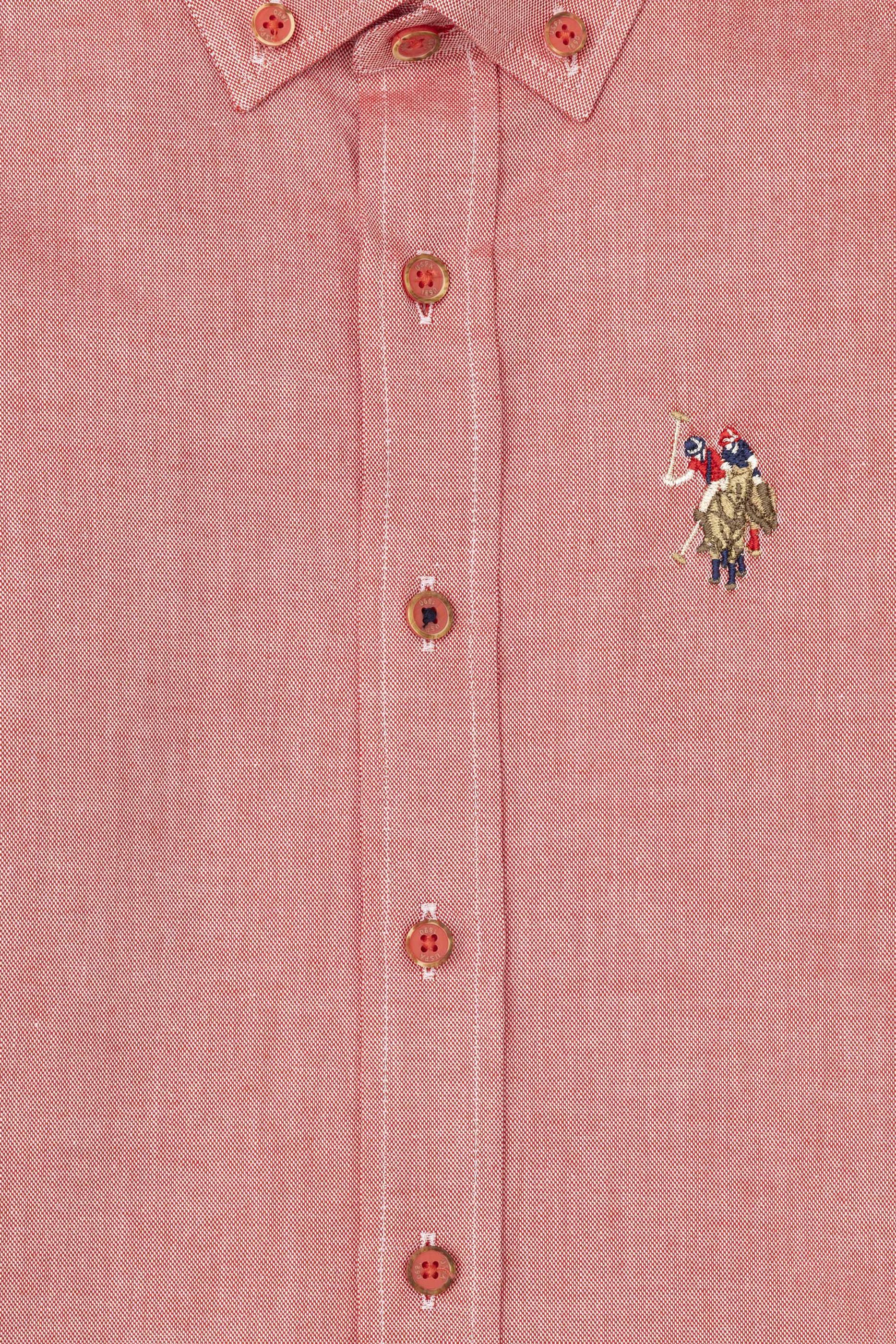 Erkek Çocuk Kırmızı Uzun Kollu Basic Gömlek