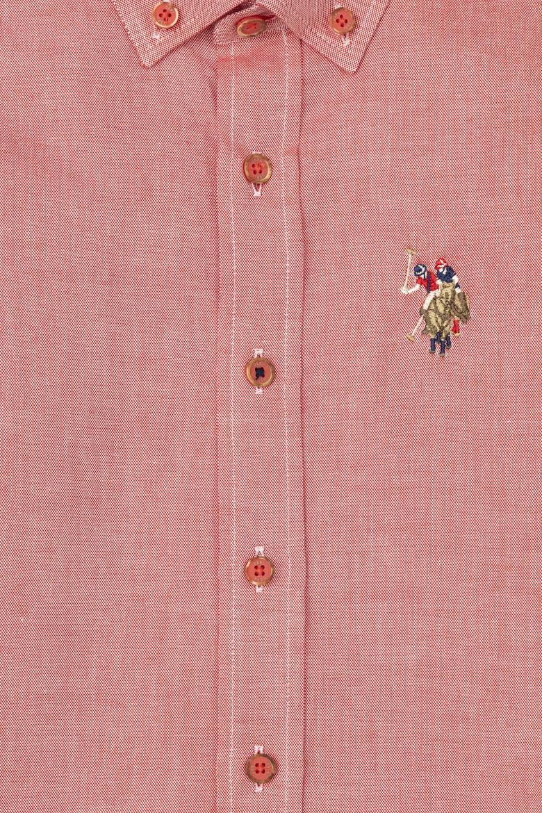 Erkek Çocuk Kırmızı Uzun Kollu Basic Gömlek - 50263107231