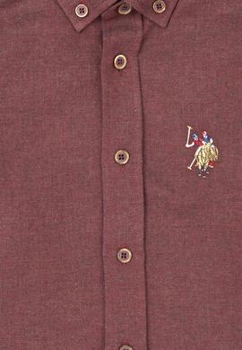 Erkek Çocuk Bordo Uzun Kollu Gömlek - 50271301042