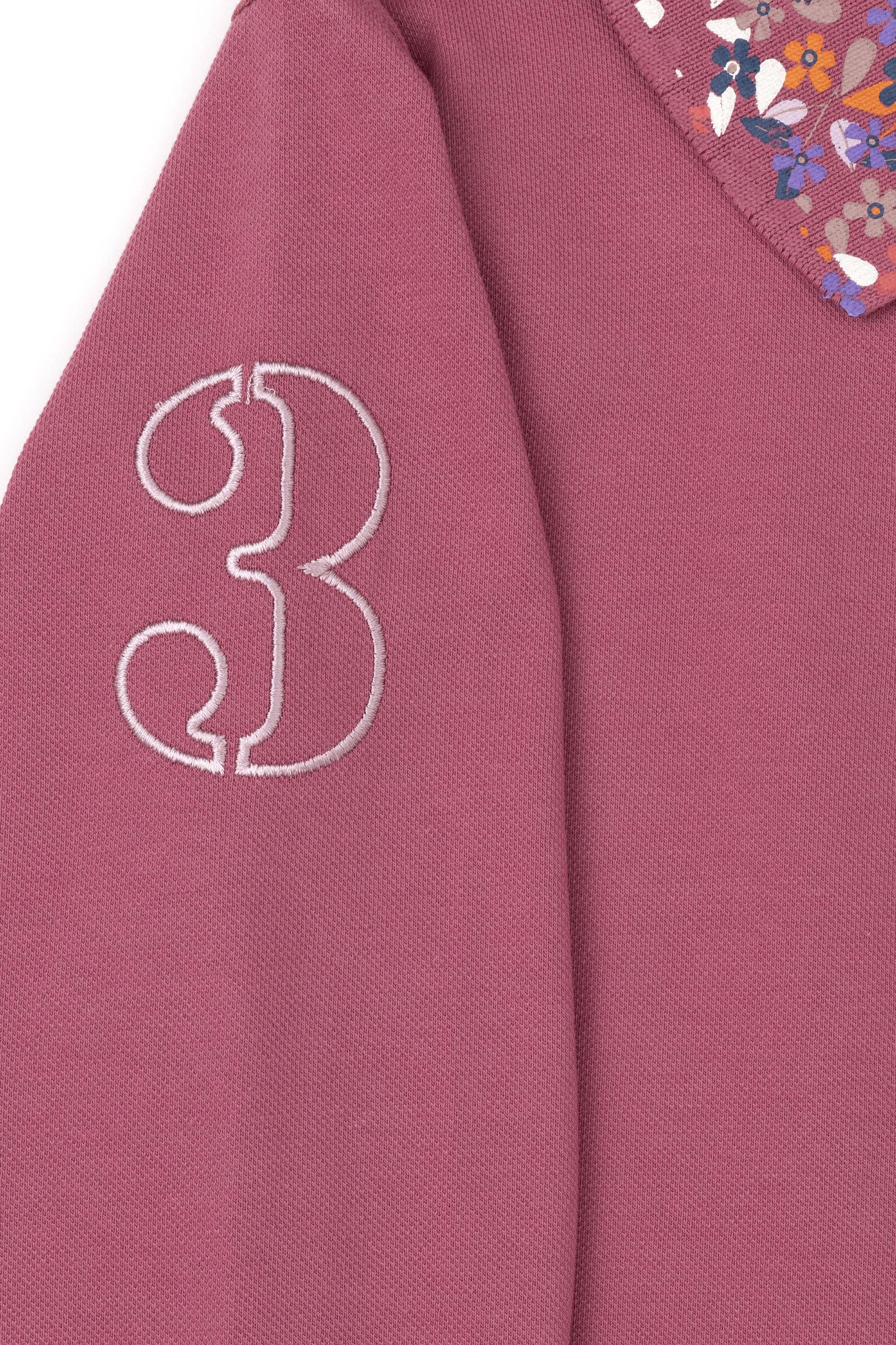 Kız Çocuk Pembe Basic Sweatshirt