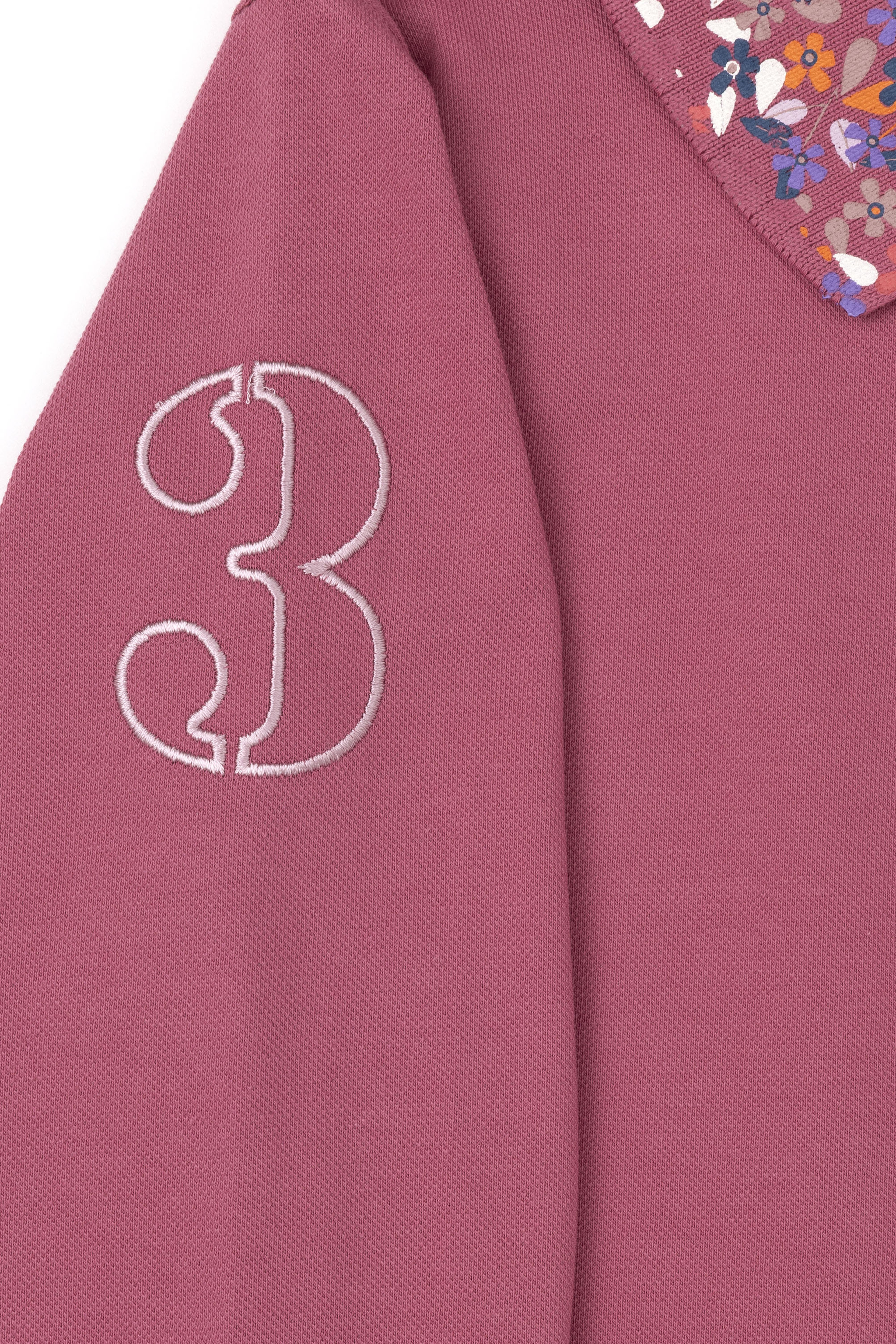 Kız Çocuk Pembe Basic Sweatshirt - Image 4