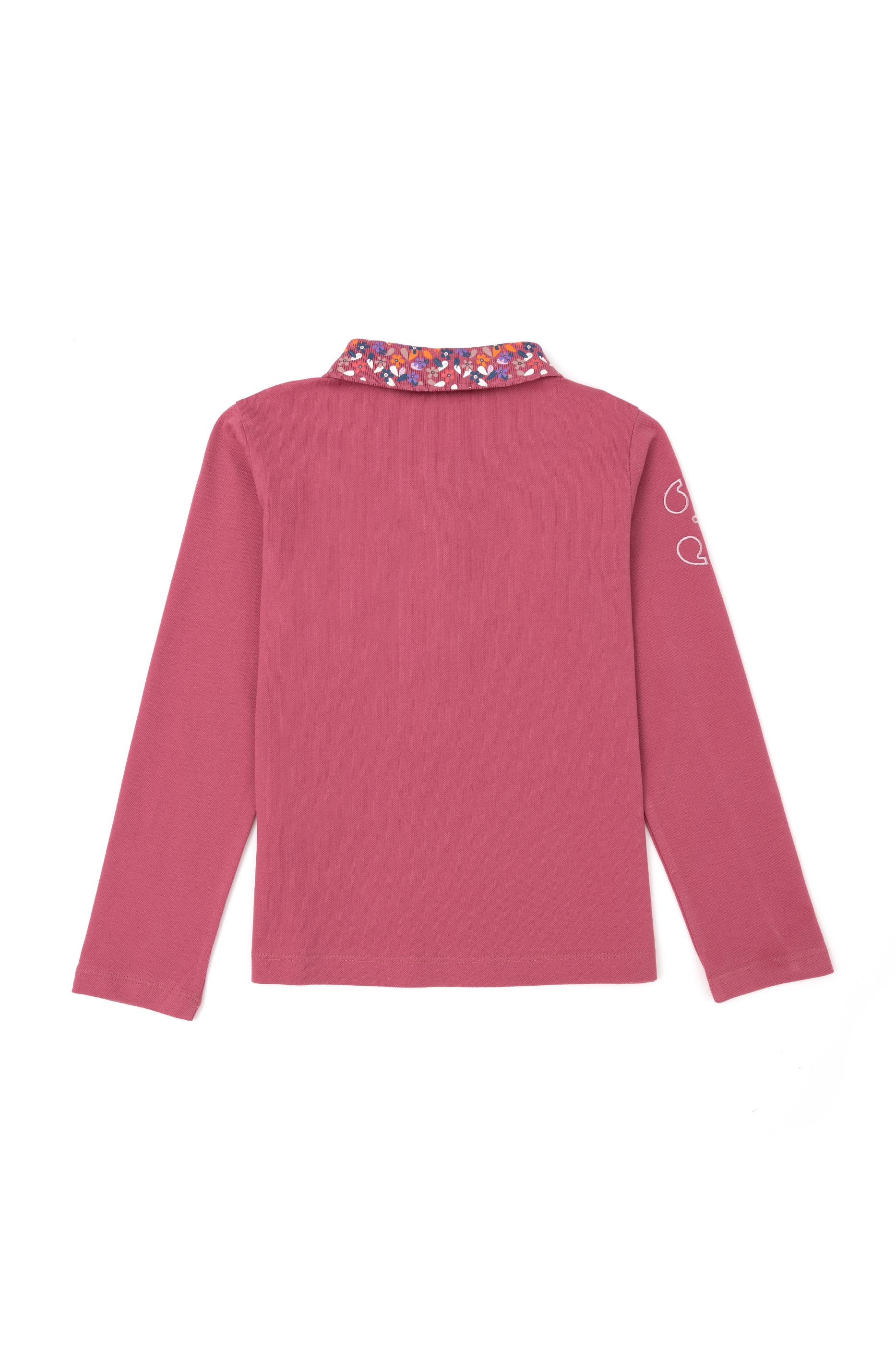Kız Çocuk Pembe Basic Sweatshirt