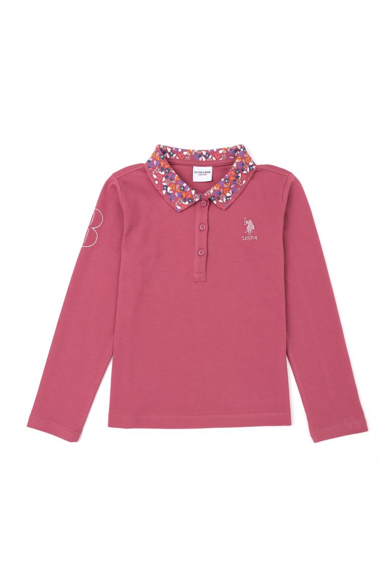 Kız Çocuk Pembe Basic Sweatshirt