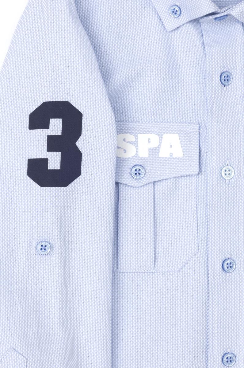 Erkek Çocuk Mavi Uzun Kollu Gömlek