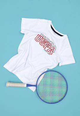 Erkek Çocuk Beyaz Basic Bisiklet Yaka Tişört - 50288070003