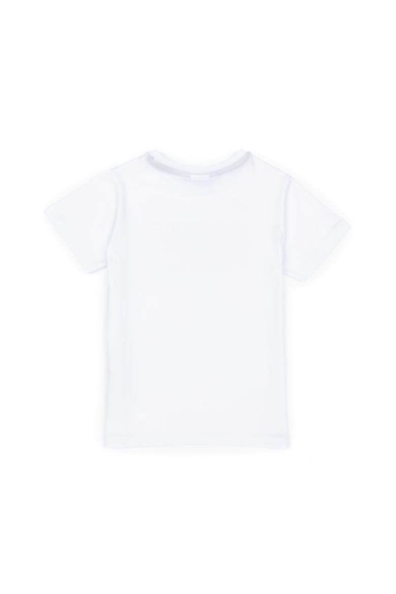 Erkek Çocuk Beyaz Basic Bisiklet Yaka Tişört - 50288070003