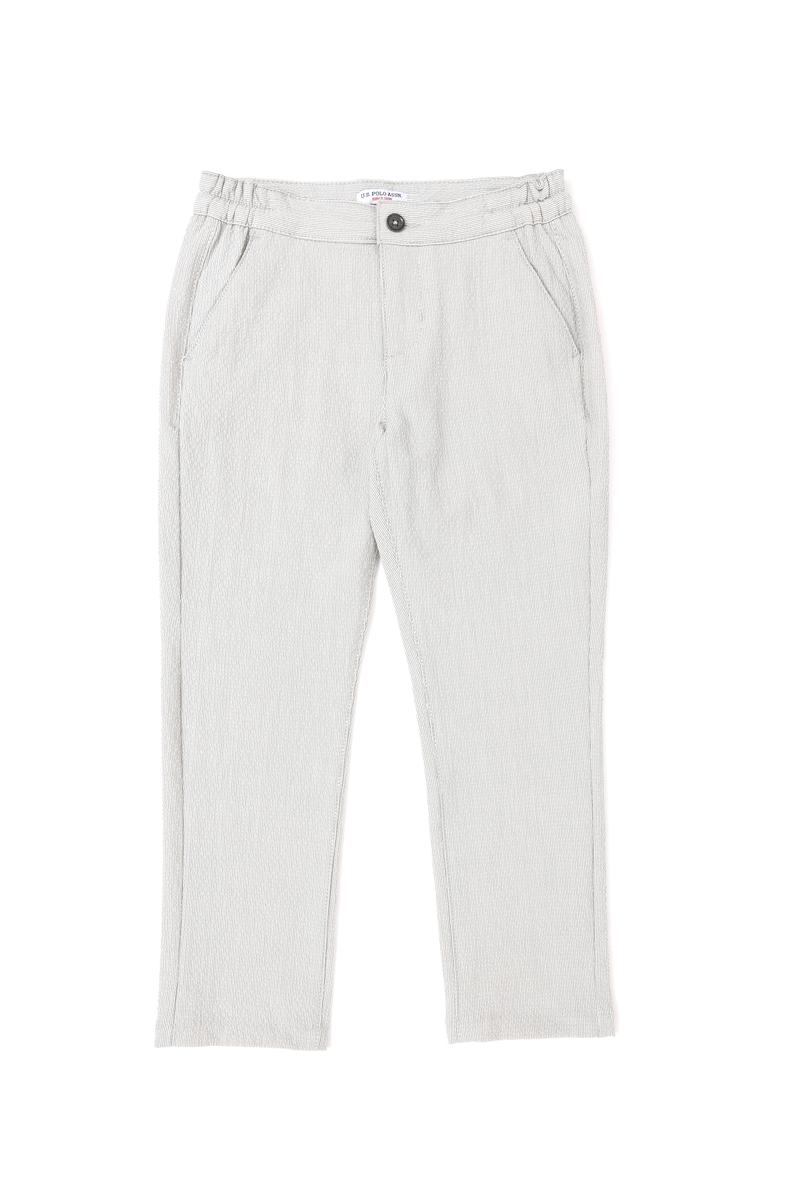 Erkek Çocuk Gri Kanvas Pantolon