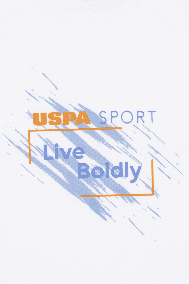 Erkek Çocuk Beyaz Bisiklet Yaka Tişört - 50281848011