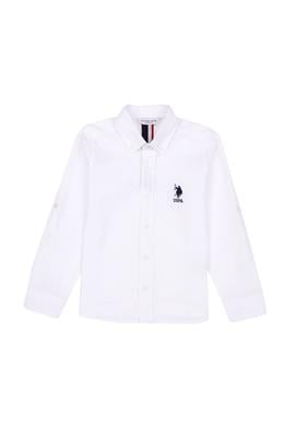 Erkek Çocuk Beyaz Uzun Kollu Gömlek - 50288555006