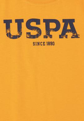 Erkek Çocuk Turuncu Bisiklet Yaka Tişört - 50284816034