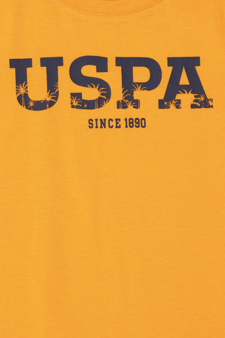 Erkek Çocuk Turuncu Bisiklet Yaka Tişört - 50284816034