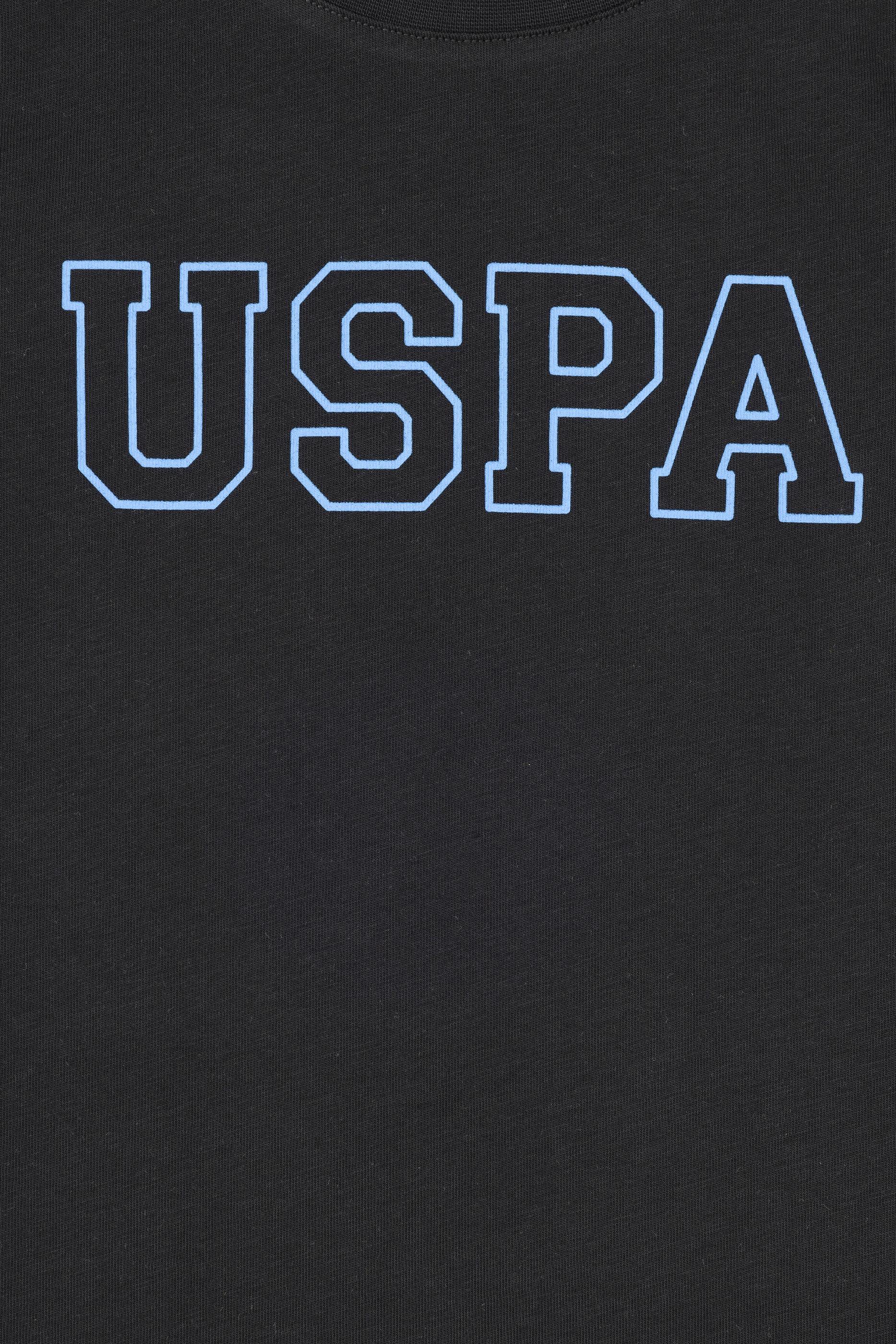 Erkek Çocuk Siyah Basic Bisiklet Yaka Tişört