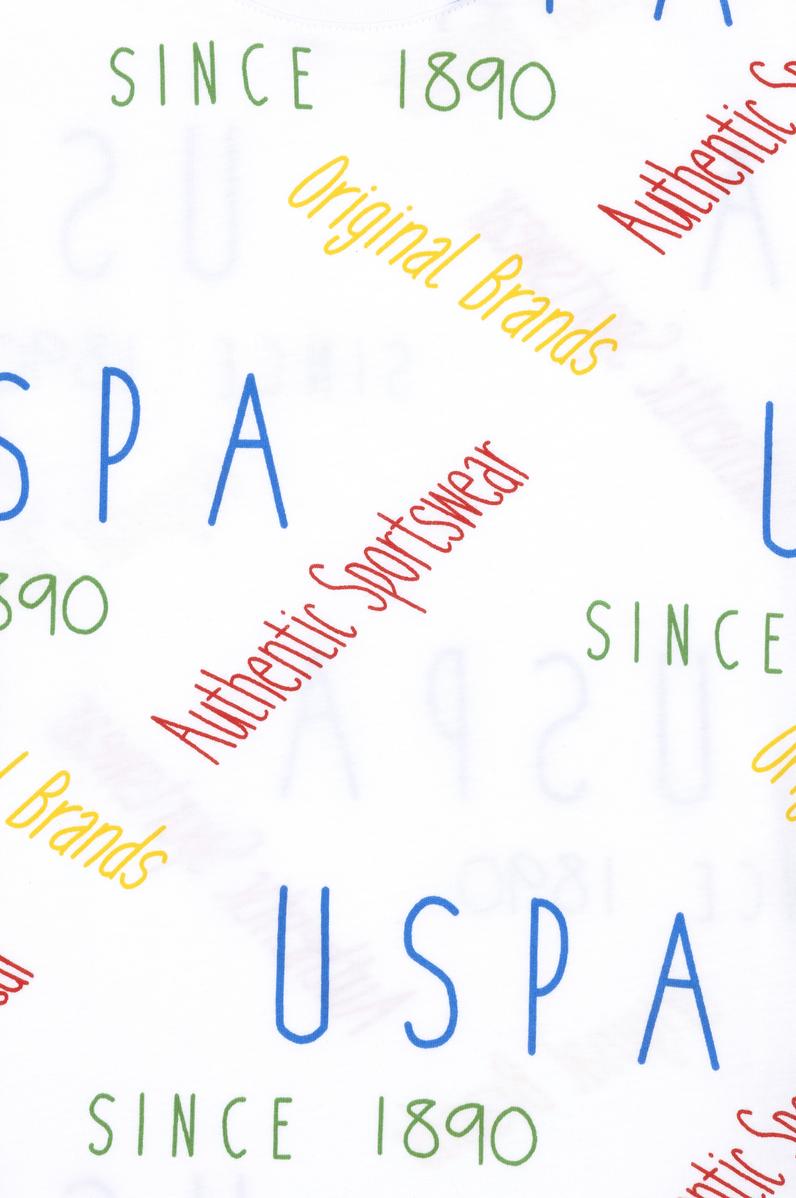 Erkek Çocuk Beyaz Bisiklet Yaka Tişört