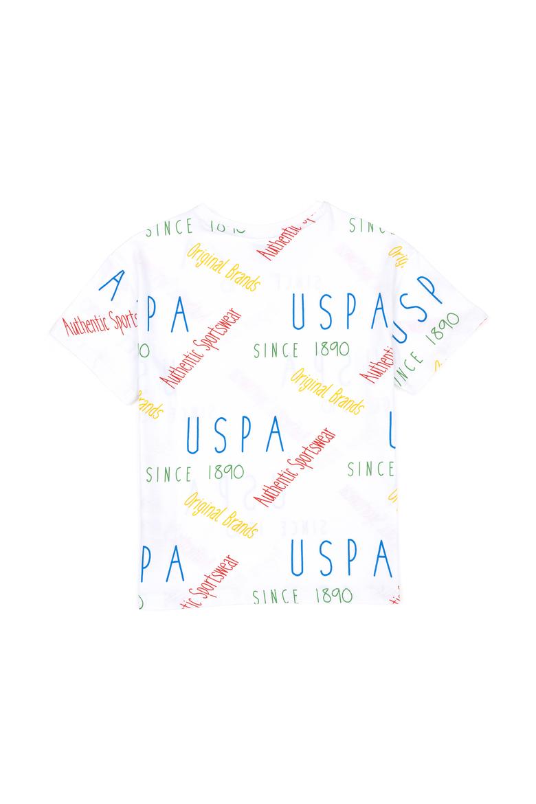 Erkek Çocuk Beyaz Bisiklet Yaka Tişört - 50288061001