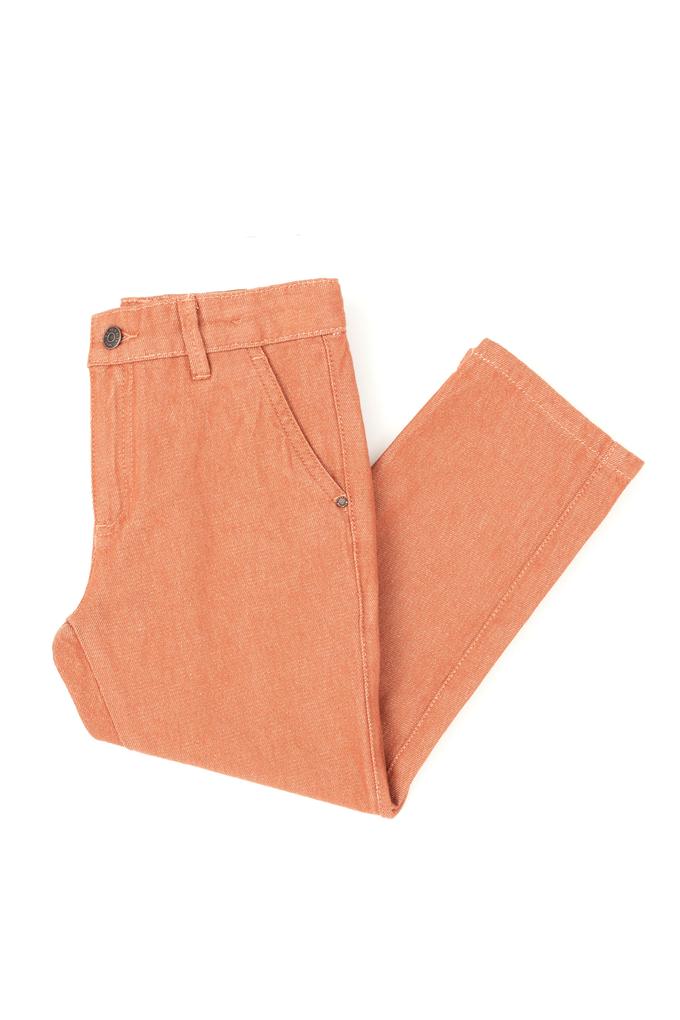 Erkek Çocuk Kiremit Jean Pantolon