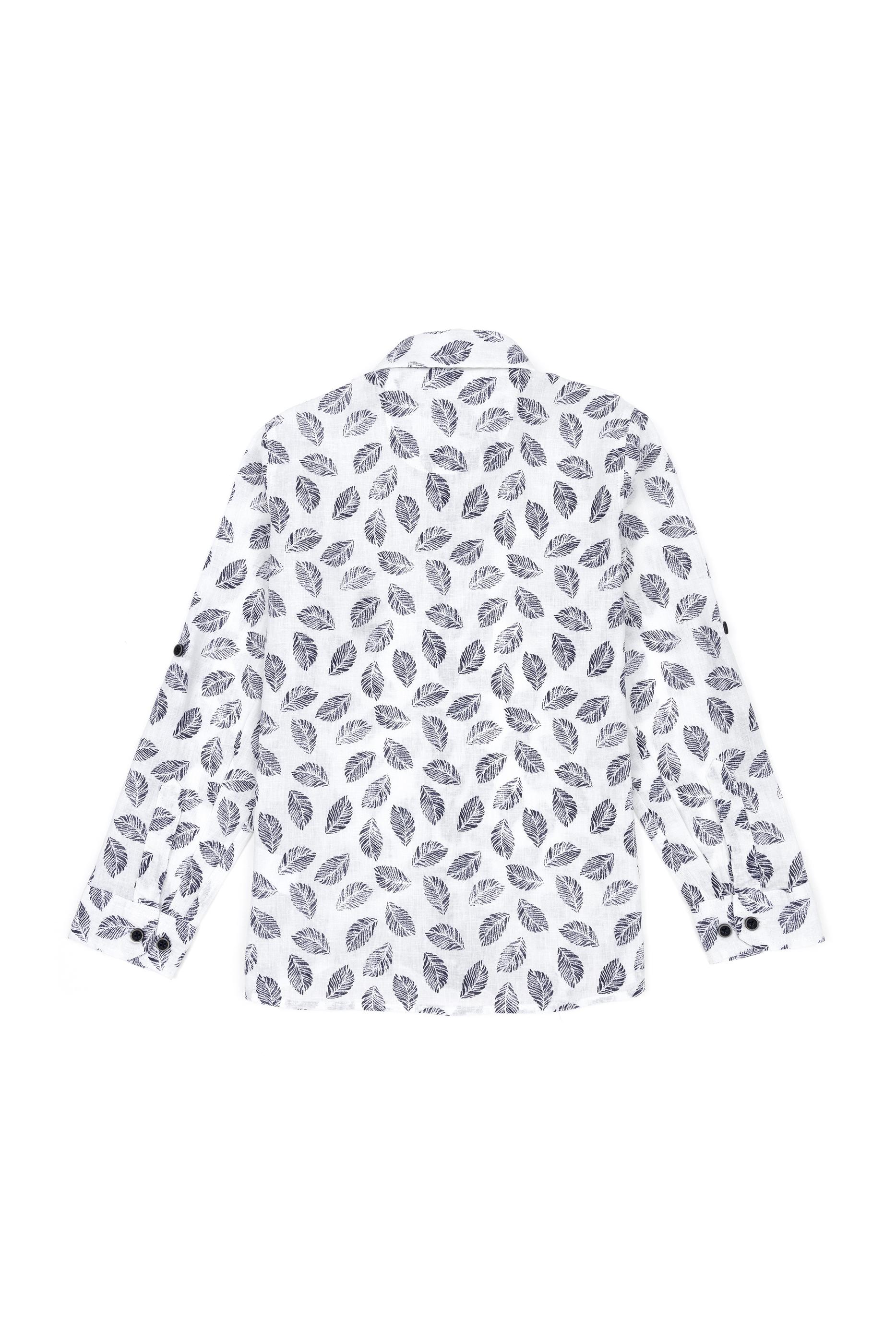 Erkek Çocuk Lacivert Uzun Kollu Gömlek