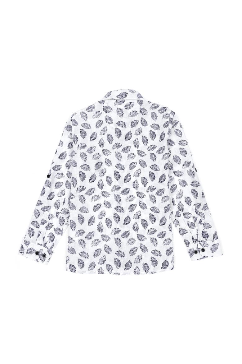 Erkek Çocuk Lacivert Uzun Kollu Gömlek - 50283890037