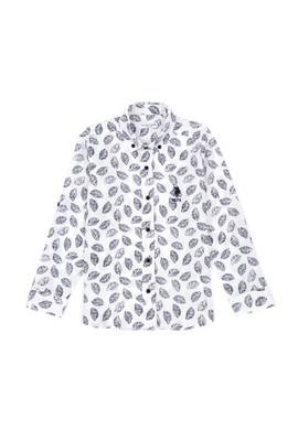 Erkek Çocuk Lacivert Uzun Kollu Gömlek - 50283890037