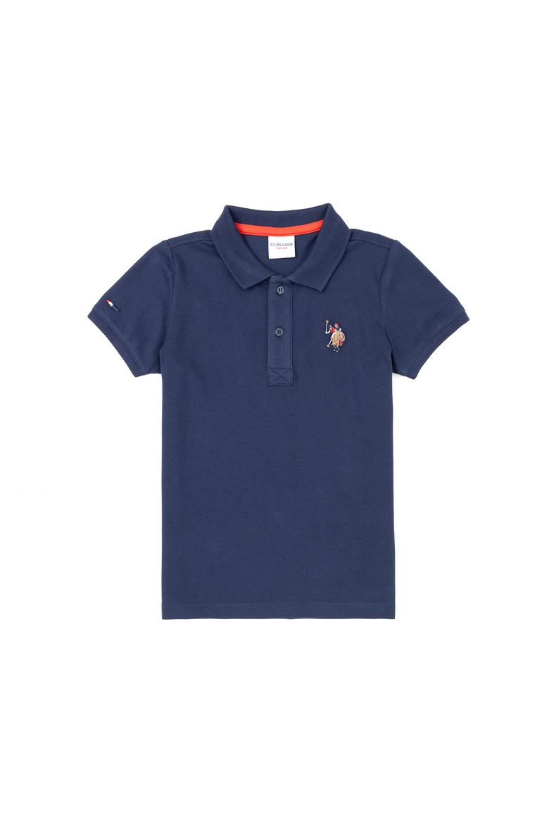 Erkek Çocuk Lacivert Basic Polo Yaka Tişört