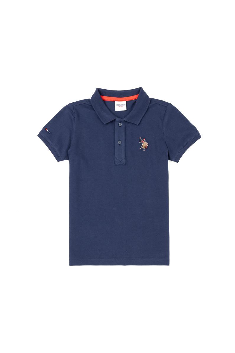 Erkek Çocuk Lacivert Basic Polo Yaka Tişört