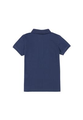 Erkek Çocuk Lacivert Basic Polo Yaka Tişört - 50284814017