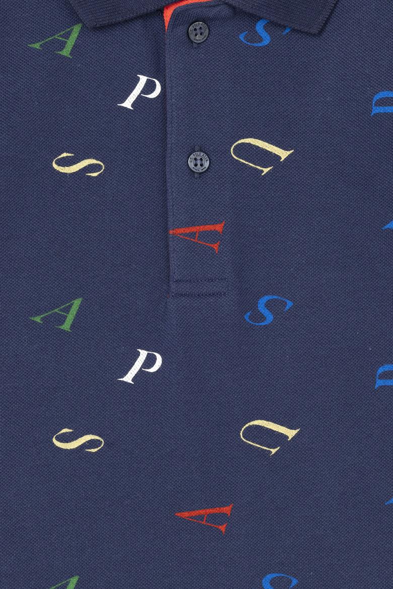 Erkek Çocuk Lacivert Polo Yaka Tişört - 50284909001