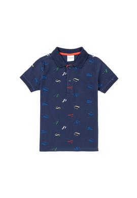 Erkek Çocuk Lacivert Polo Yaka Tişört - 50284909001