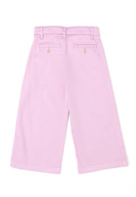 Kız Çocuk Pembe Kanvas Pantolon - 50282935014