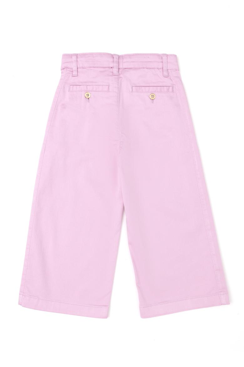 Kız Çocuk Pembe Kanvas Pantolon - 50282935014