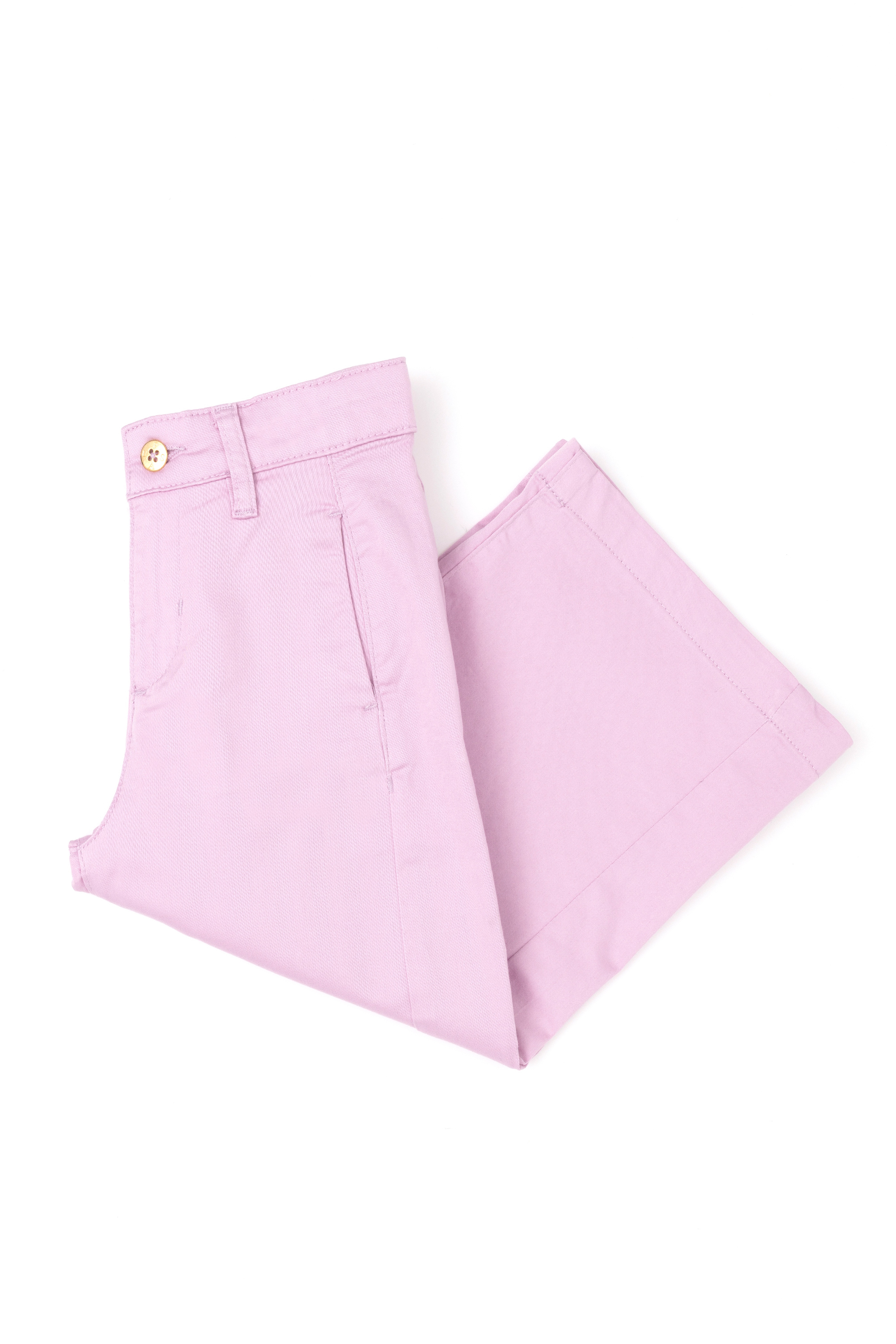 Kız Çocuk Pembe Kanvas Pantolon - Image 1