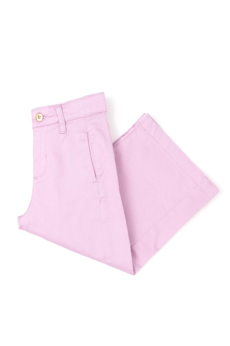 Kız Çocuk Pembe Kanvas Pantolon