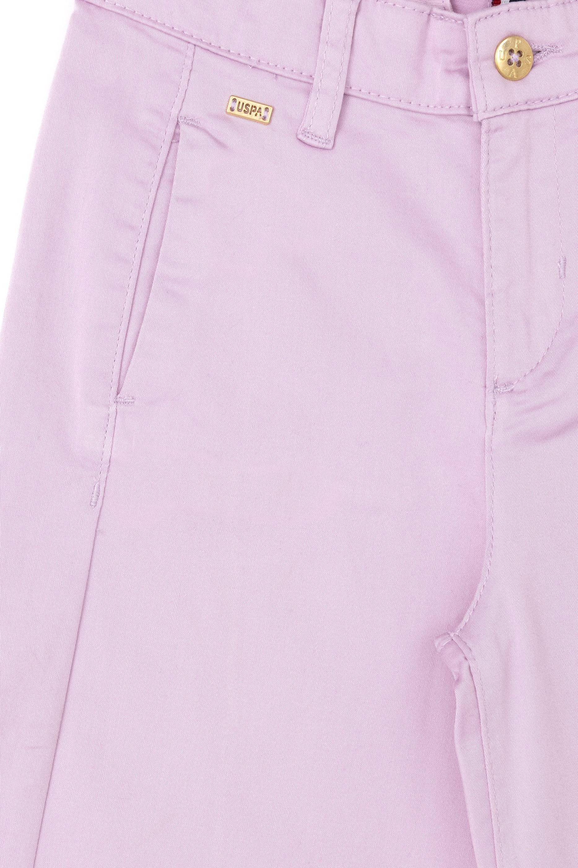 Kız Çocuk Pembe Kanvas Pantolon