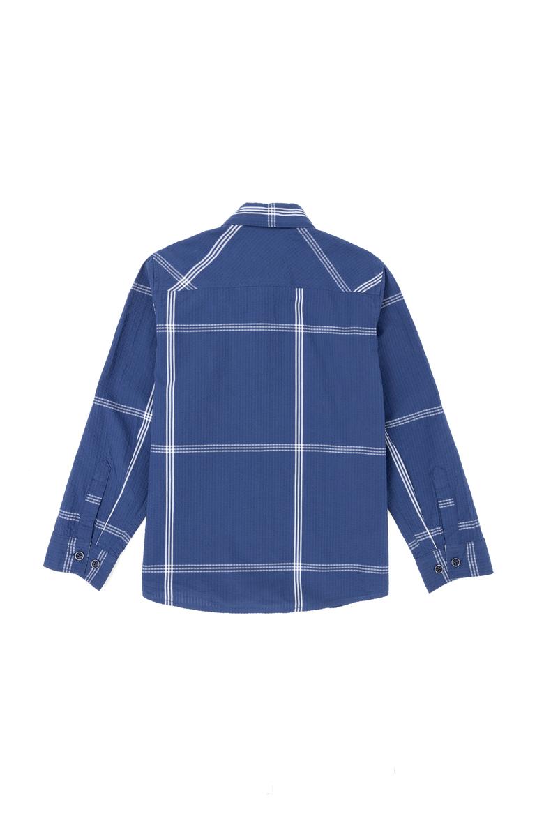 Erkek Çocuk Lacivert Uzun Kollu Gömlek - 50263820045