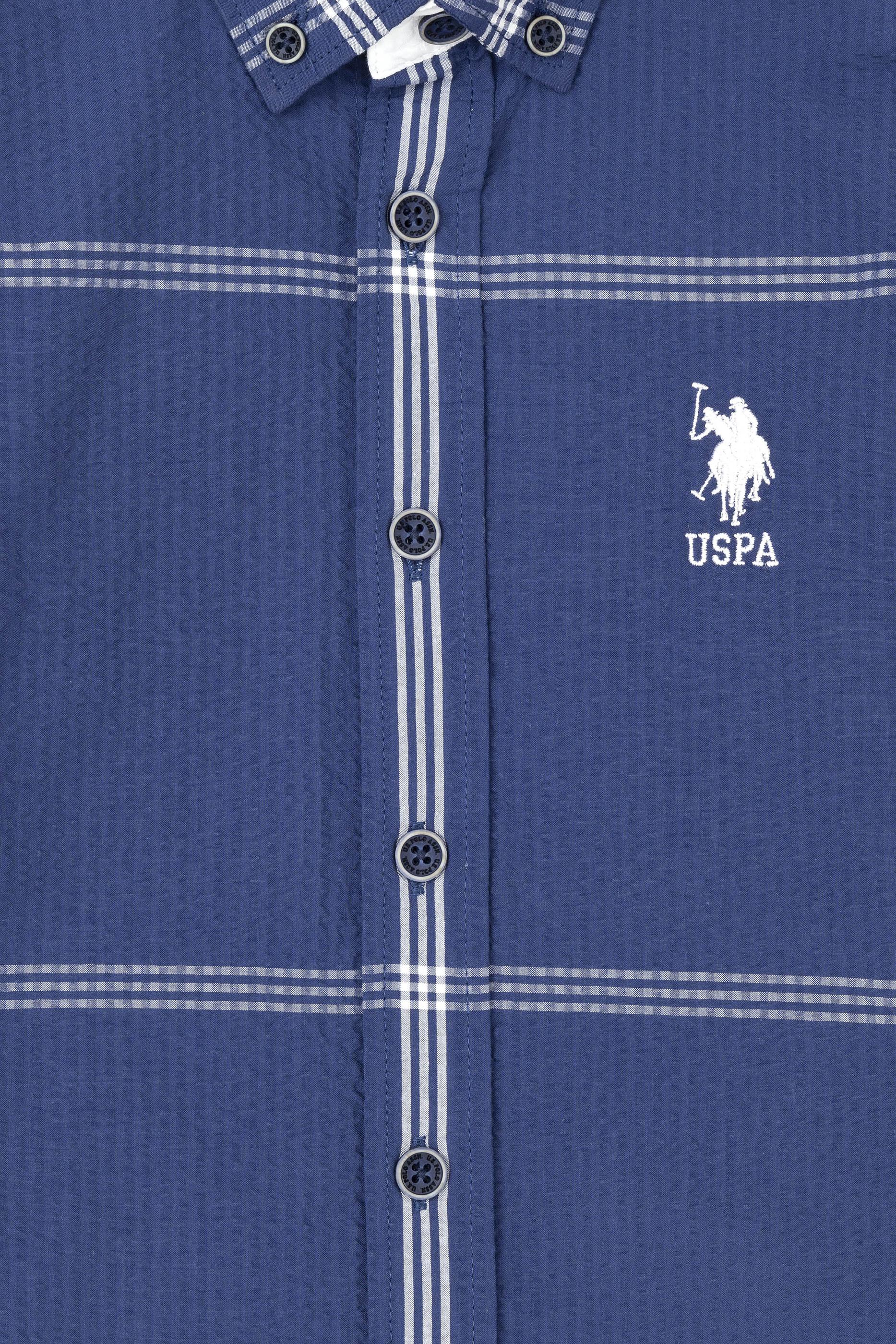 Erkek Çocuk Lacivert Uzun Kollu Gömlek