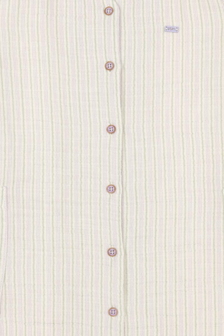 Kız Çocuk Krem Dokuma Elbise - 50282950007