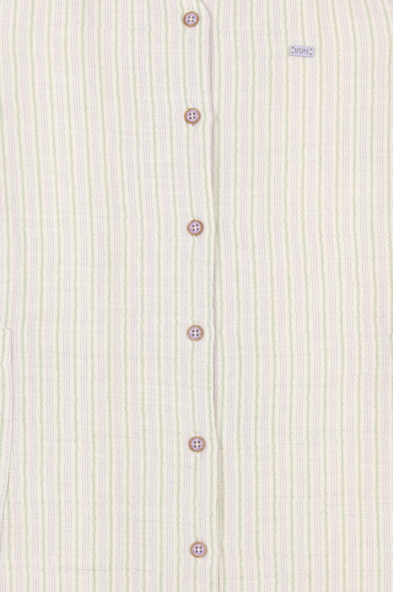 Kız Çocuk Krem Dokuma Elbise