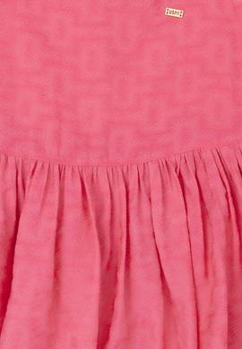 Kız Çocuk Menekşe Kolsuz Dokuma Elbise - 50282958004