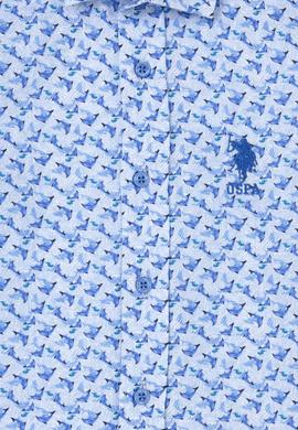 Erkek Çocuk Lacivert Kısa Kollu Gömlek - 50288719001