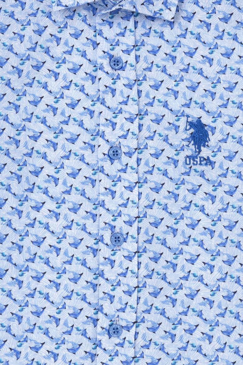 Erkek Çocuk Lacivert Kısa Kollu Gömlek - 50288719001