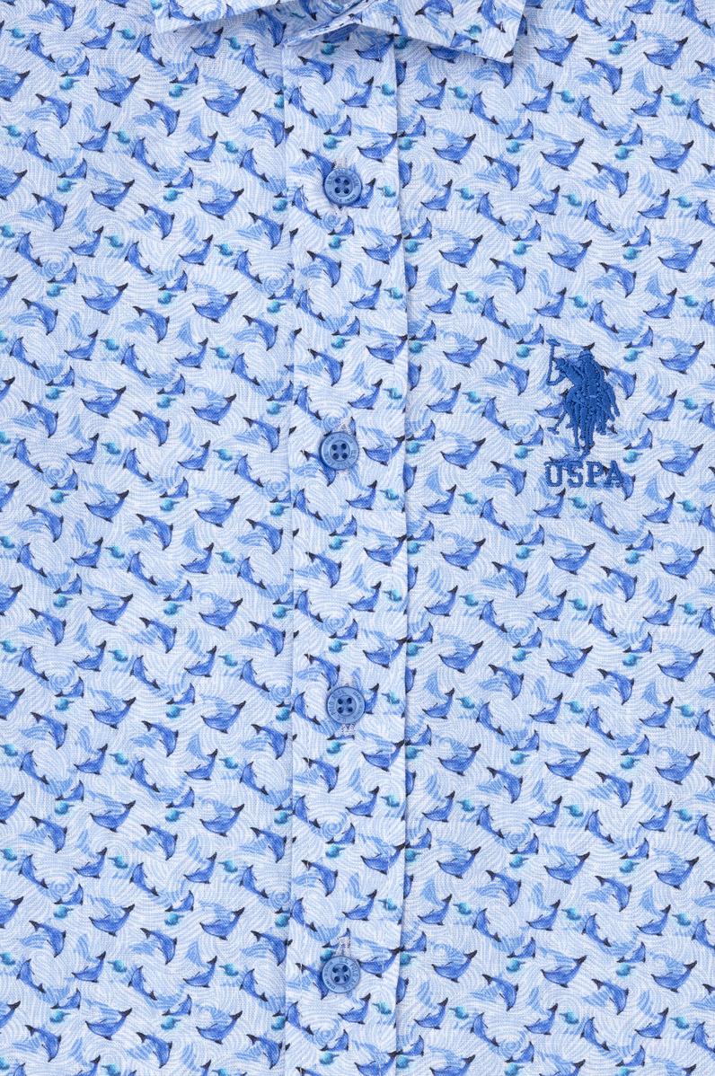 Erkek Çocuk Lacivert Kısa Kollu Gömlek