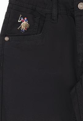 Erkek Çocuk Siyah Kanvas Pantolon - 50283955009