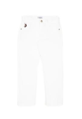 Erkek Çocuk Beyaz Kanvas Pantolon - 50283955032