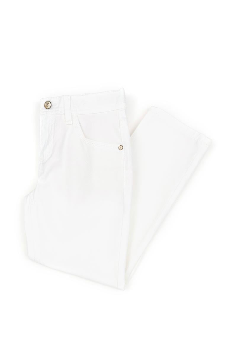 Erkek Çocuk Beyaz Kanvas Pantolon - 50283955032