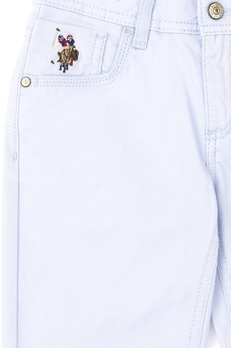 Erkek Çocuk Açık Mavi Kanvas Pantolon