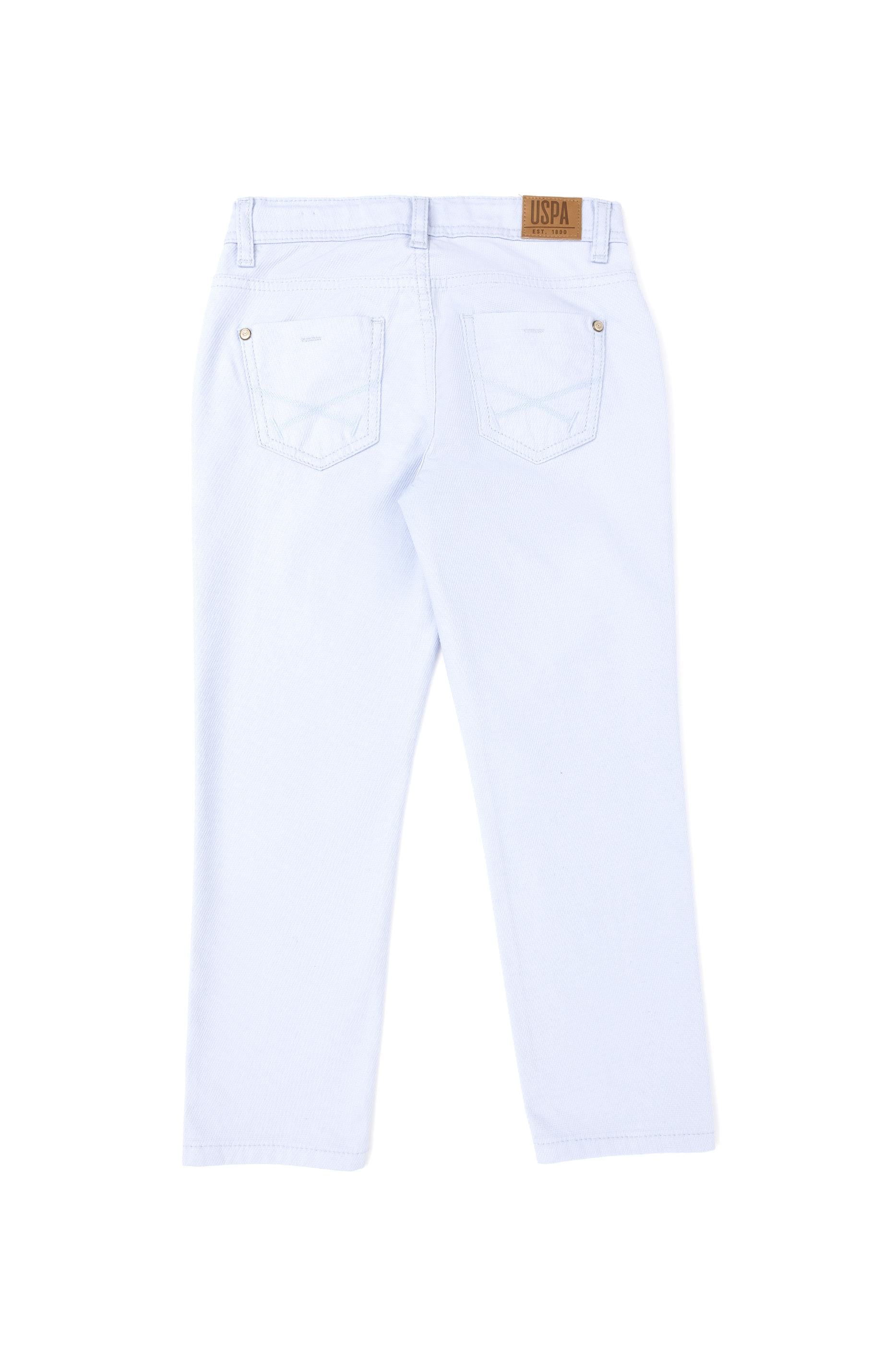 Erkek Çocuk Açık Mavi Kanvas Pantolon